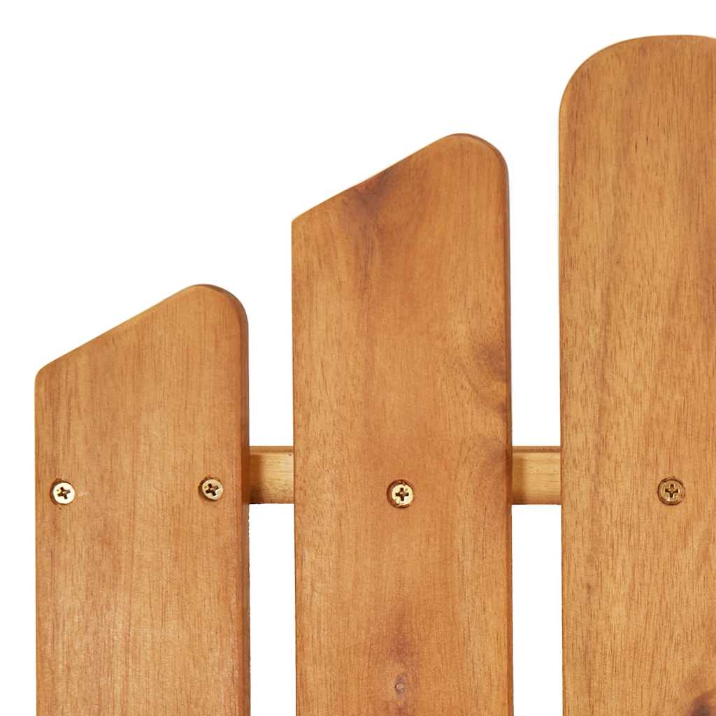 vidaXL Adirondack tuinstoel met voetensteun massief acaciahout - Aashly