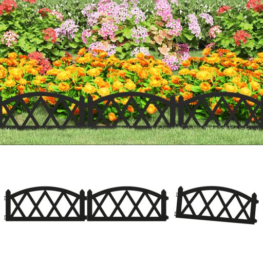 vidaXL Gazonranden 17 st 10 m polypropeen rood - Aashly