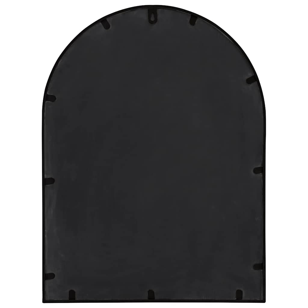 vidaXL Garden Mirror 60x45 cm Iron Sand-colored
