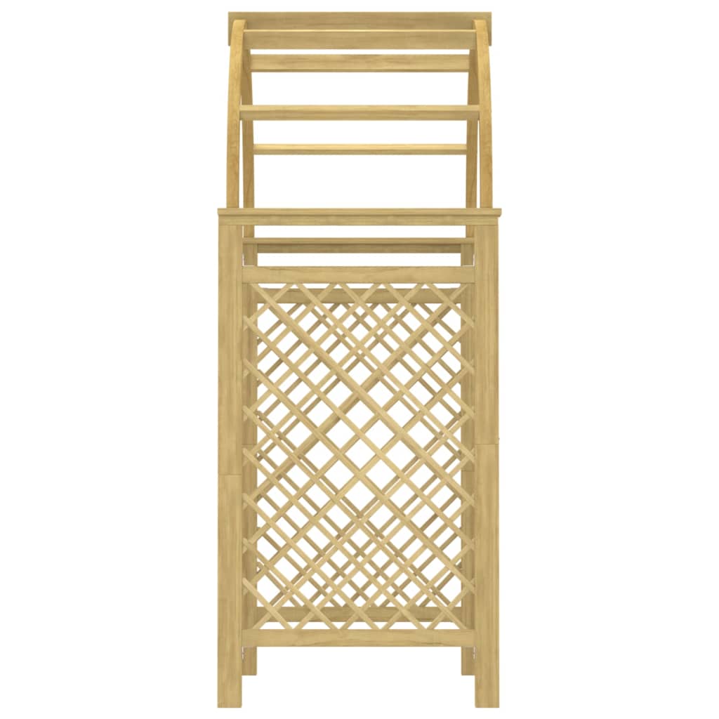 vidaXL Boog met latwerk 141x97x243 cm geïmpregneerd massief grenenhout - Aashly