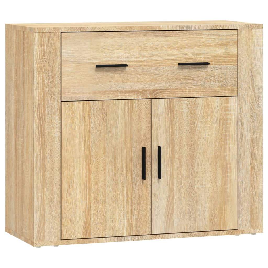 vidaXL Dressoirs 3 st bewerkt hout sonoma eiken - Aashly