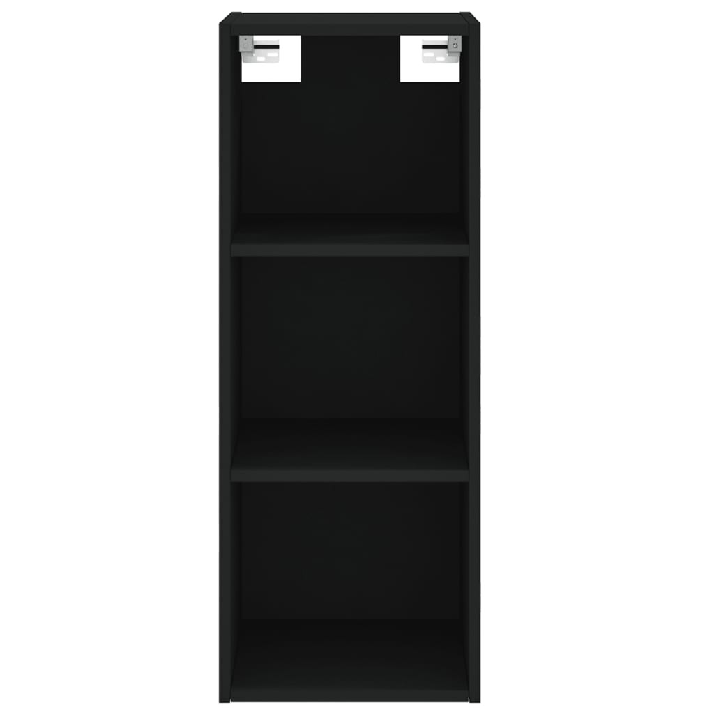 vidaXL Hoge kast 34,5x34x180 cm bewerkt hout hoogglans wit