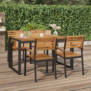 vidaXL Tuintafel met U-vormige poten 200x90x75 cm massief acaciahout