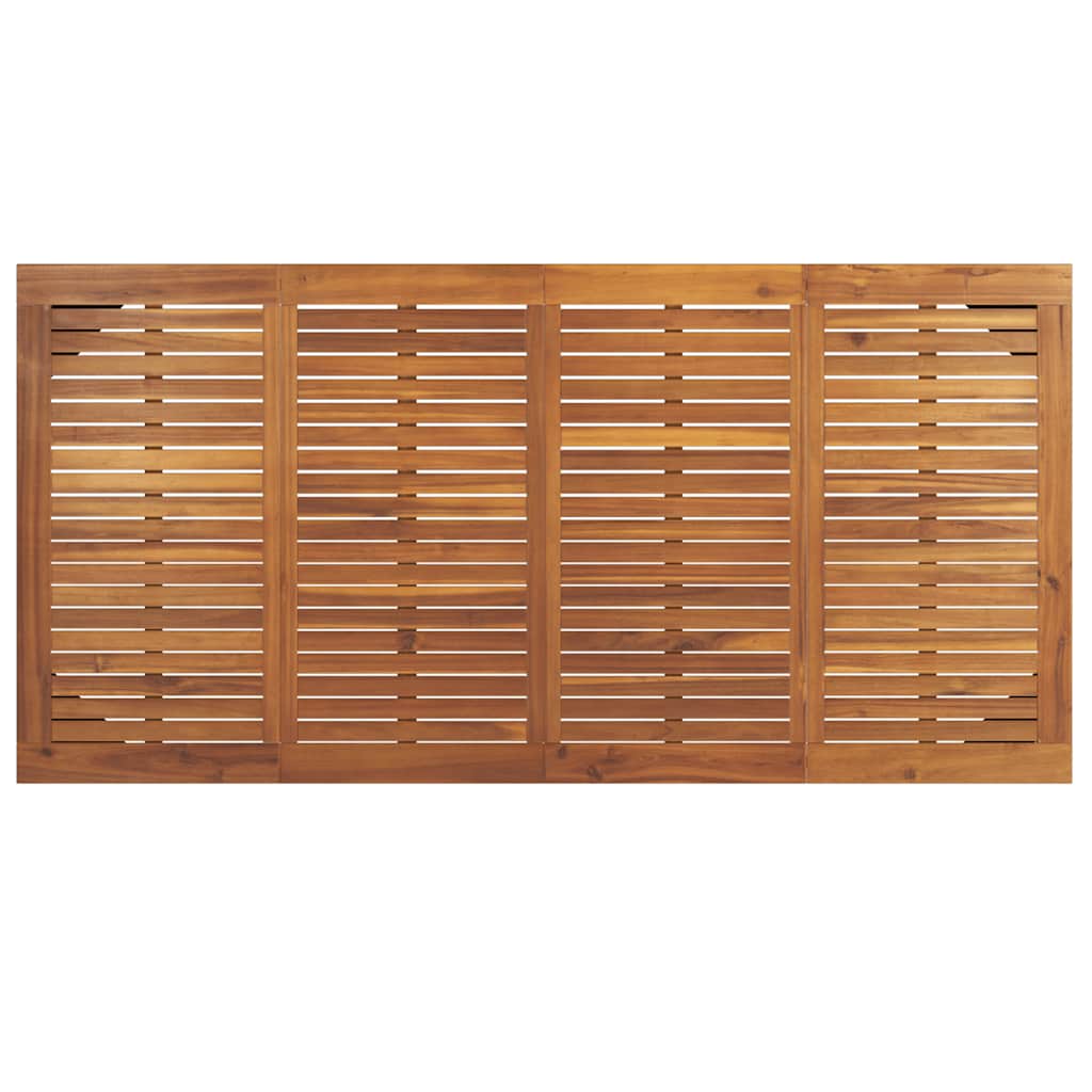 vidaXL Tuintafel met haarspeldpoten 180x90x75 cm massief acaciahout - Aashly
