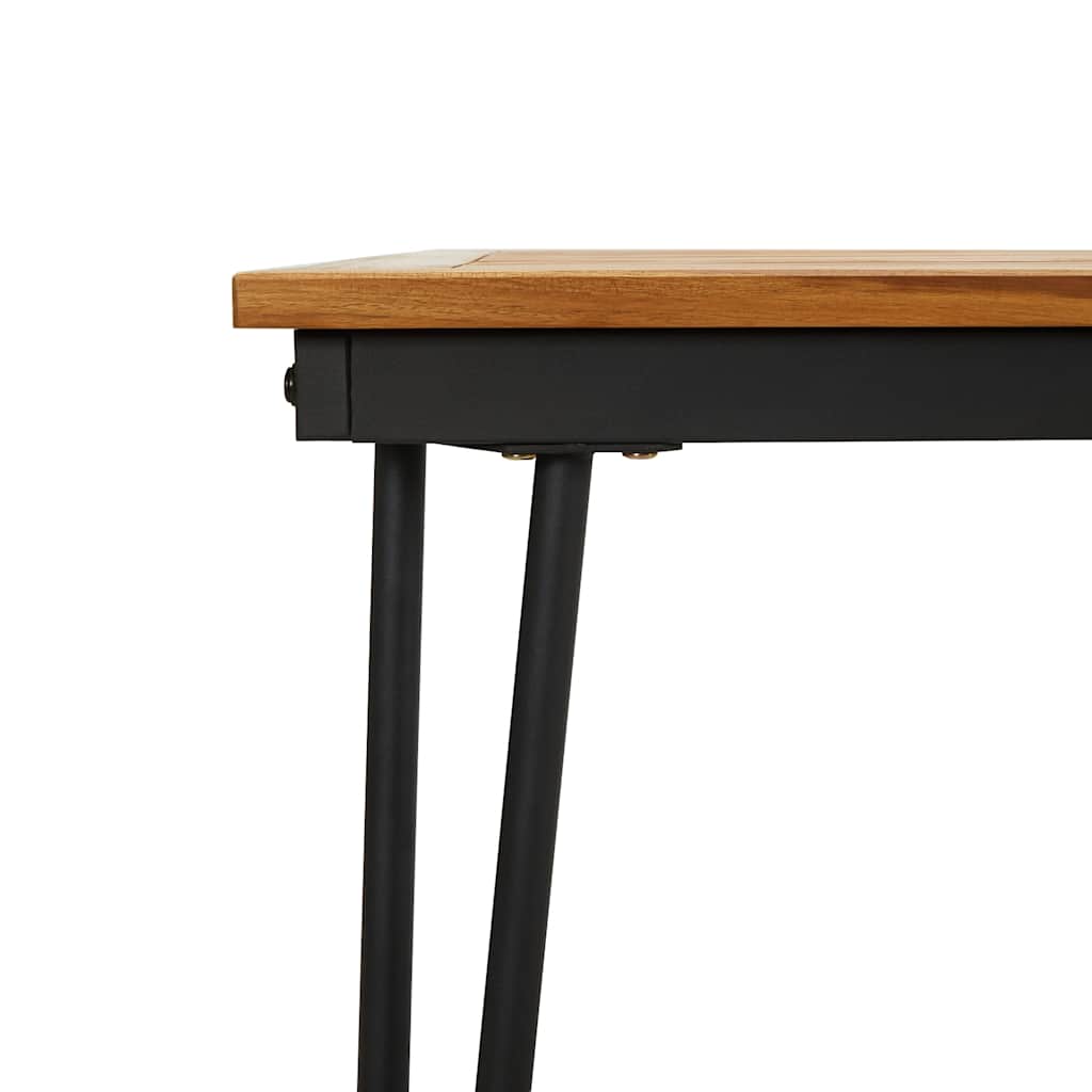 vidaXL Tuintafel met haarspeldpoten 180x90x75 cm massief acaciahout - Aashly