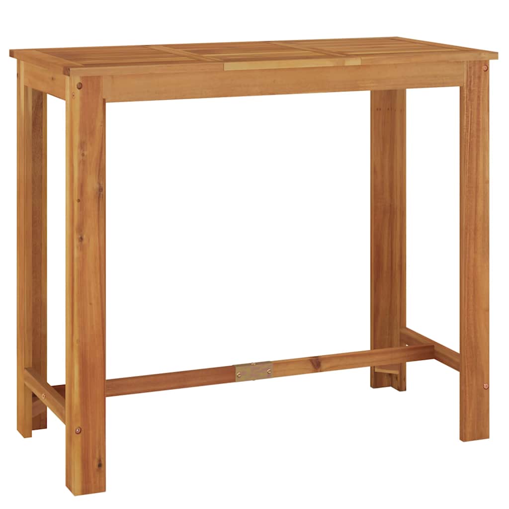 vidaXL Tuinbartafel 120x60x105 cm massief acaciahout - Aashly
