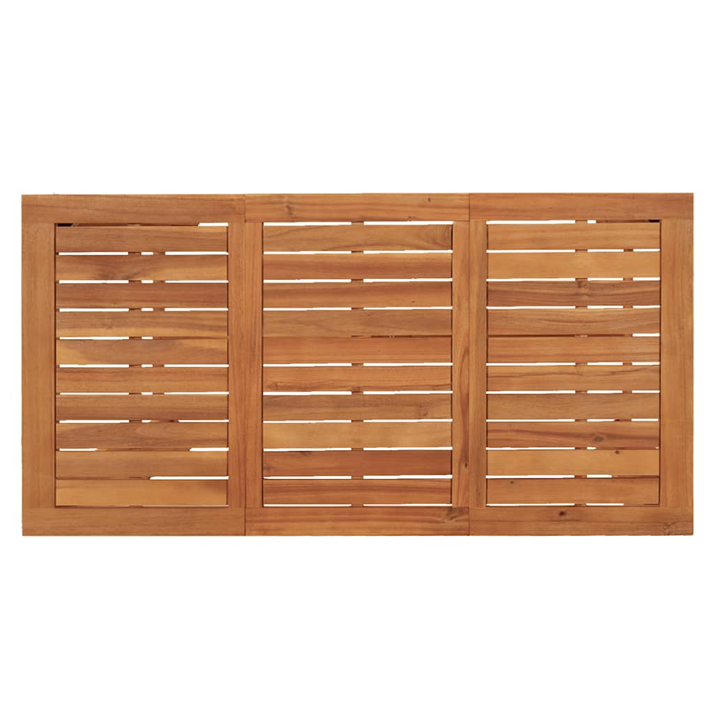 vidaXL Tuinbartafel 120x60x105 cm massief acaciahout - Aashly