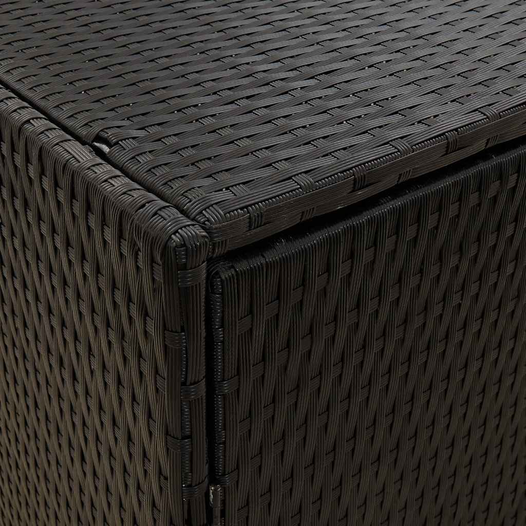 vidaXL Tuinkast 198x55,5x80 cm poly rattan zwart - Aashly