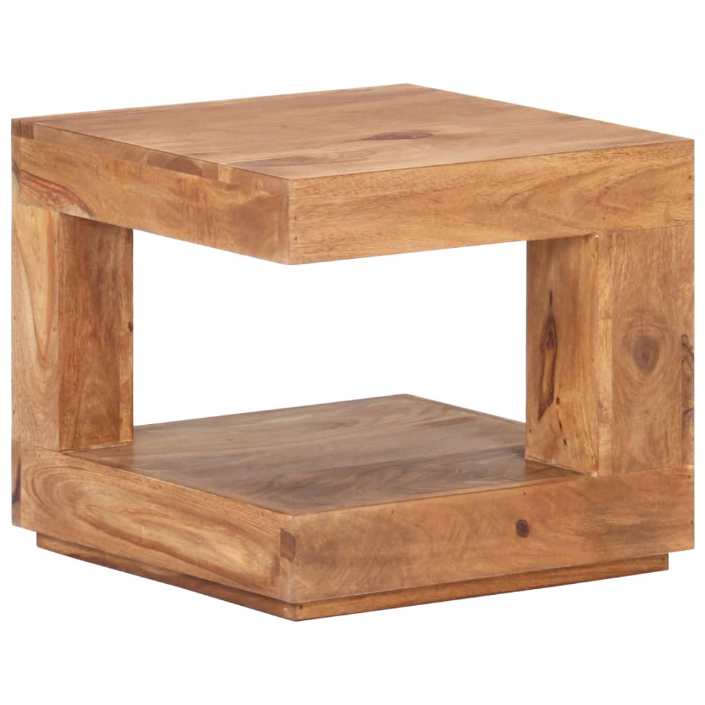 vidaXL Salontafel 45x45x40 cm massief gerecycled hout - Aashly