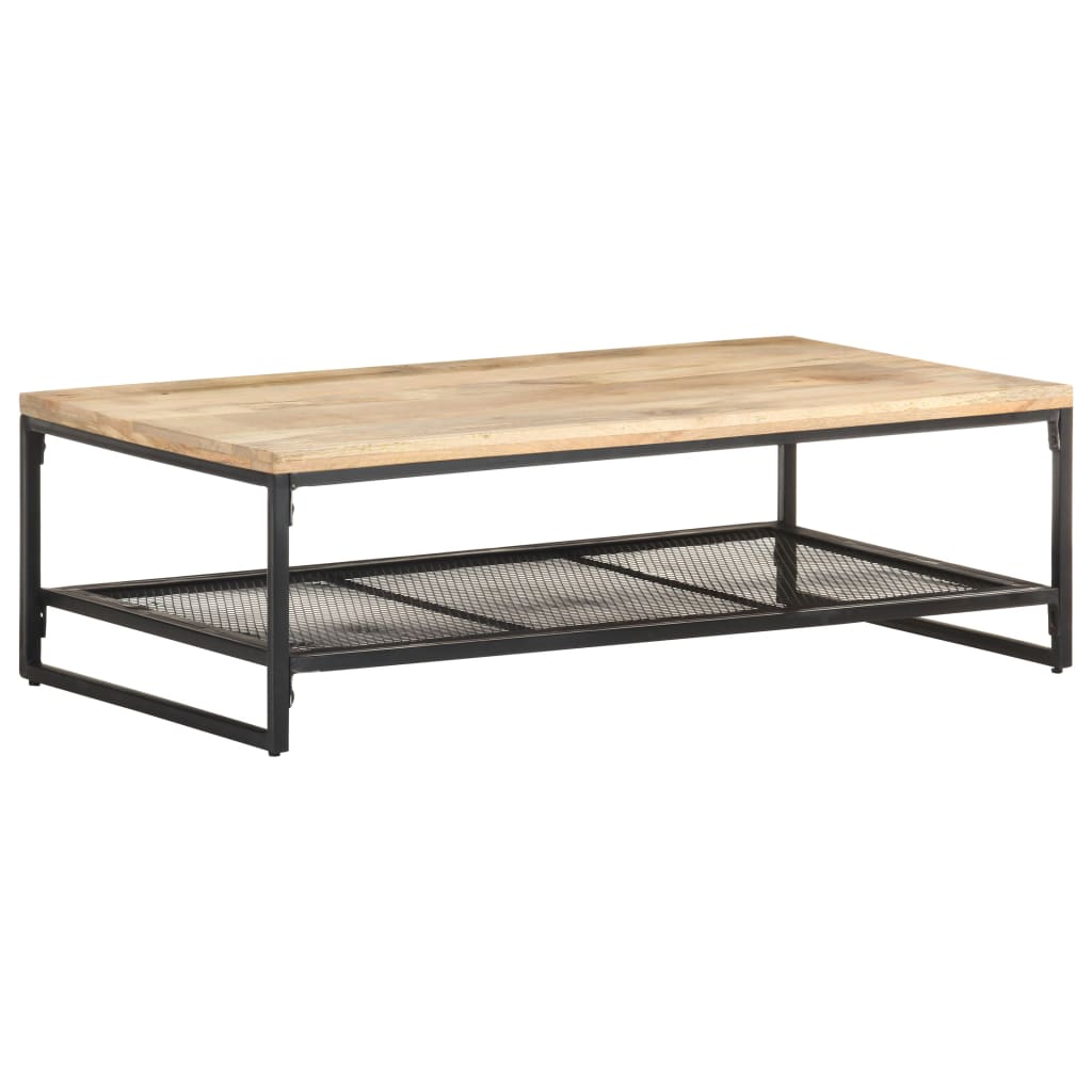 vidaXL Salontafel 110x60x35 cm massief gerecycled hout