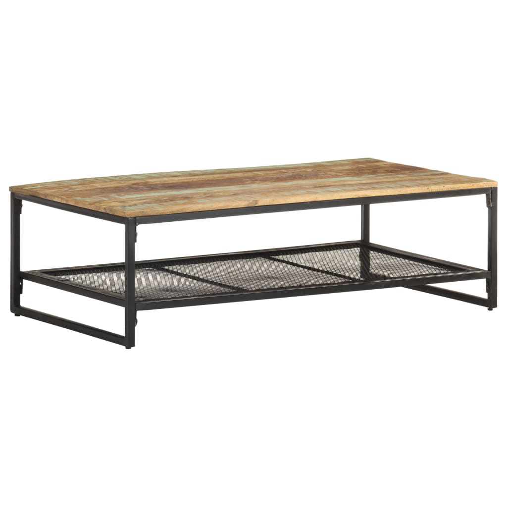 vidaXL Salontafel 110x60x35 cm massief gerecycled hout