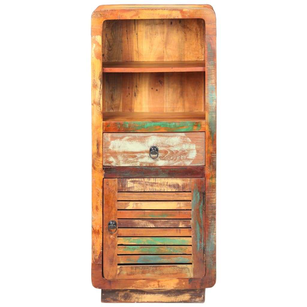 vidaXL Hoge kast 45x32x110 cm massief gerecycled hout - Aashly