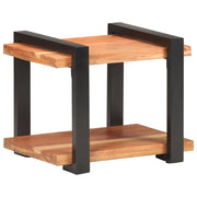 vidaXL Nachtkastje 50x40x40 cm massief acaciahout - Aashly