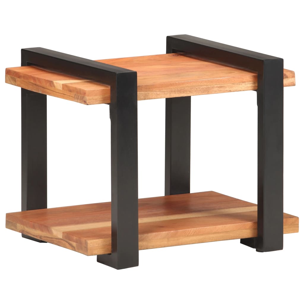 vidaXL Nachtkastje 50x40x40 cm massief acaciahout - Aashly