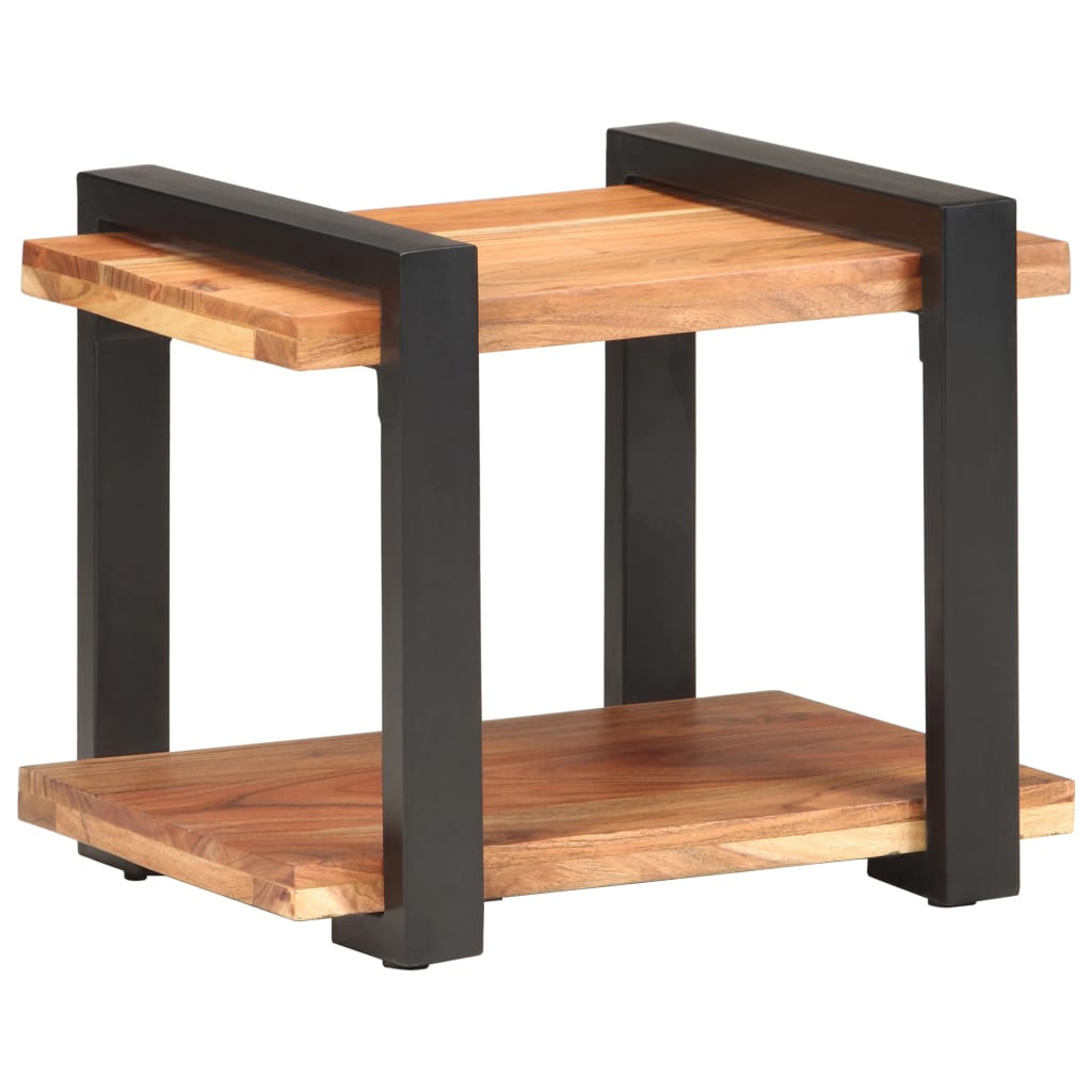 vidaXL Nachtkastje 50x40x40 cm massief acaciahout - Aashly