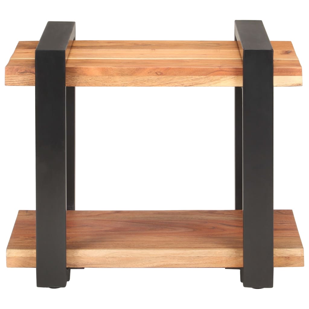 vidaXL Nachtkastje 50x40x40 cm massief acaciahout - Aashly