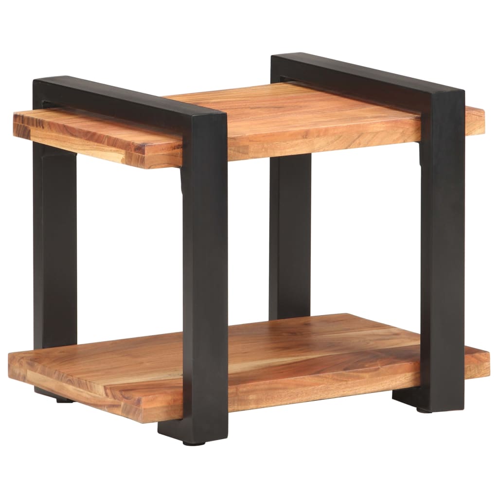 vidaXL Nachtkastje 50x40x40 cm massief acaciahout - Aashly