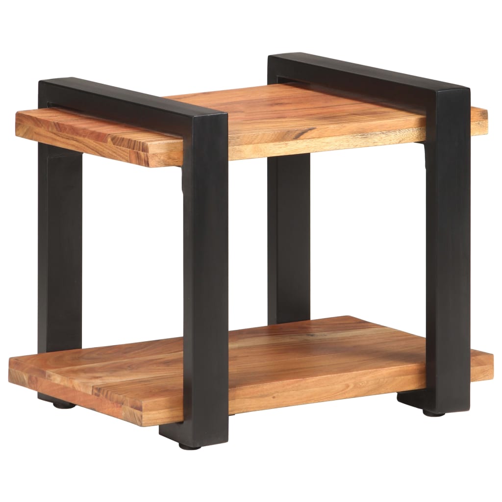 vidaXL Nachtkastje 50x40x40 cm massief acaciahout - Aashly