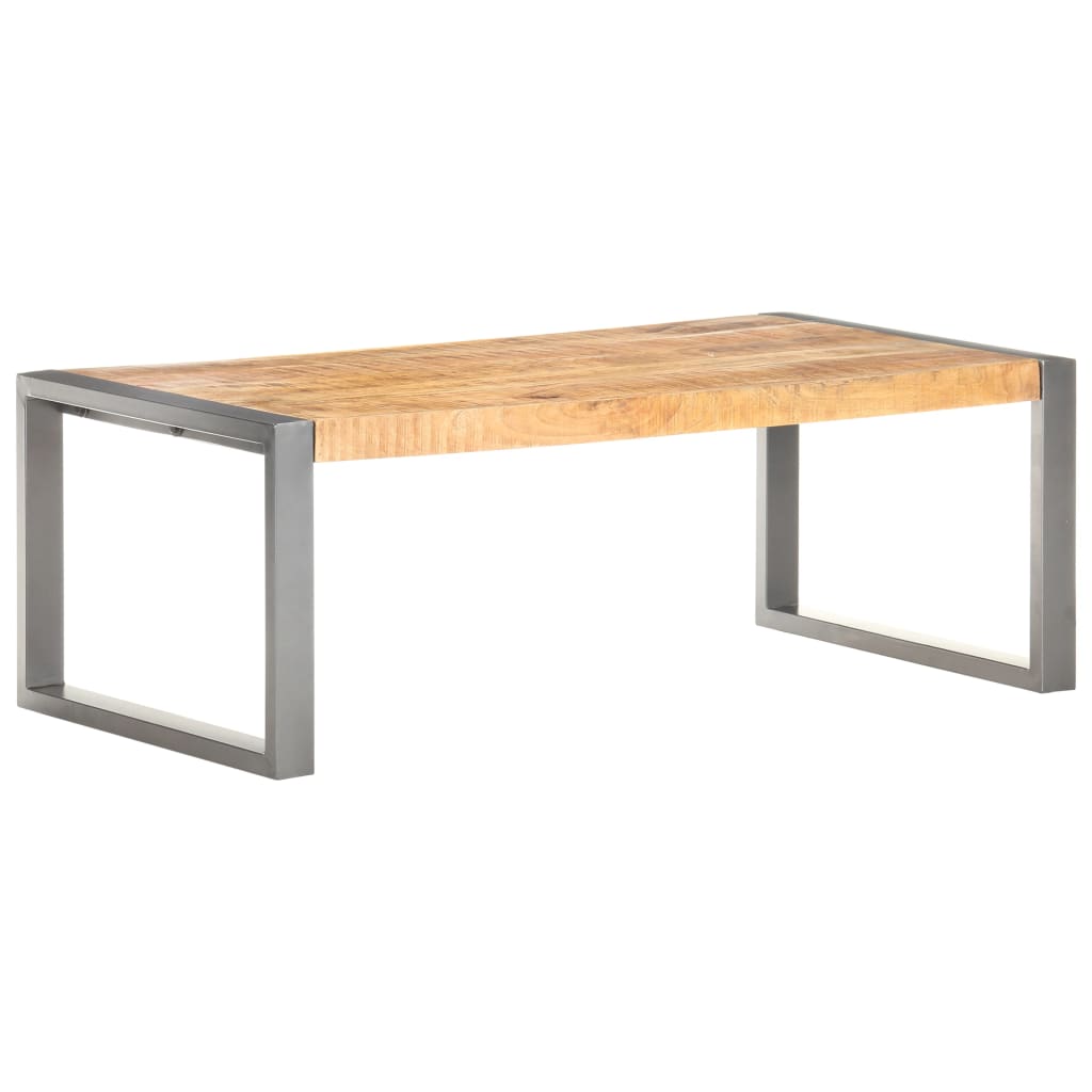 vidaXL Salontafel 110x60x40 cm ruw mangohout