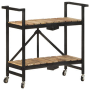 vidaXL Keukentrolley 87x36x81 cm massief mangohout
