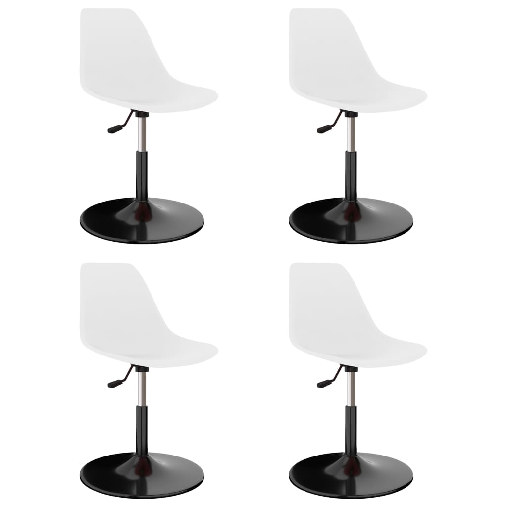 vidaXL Dining Chairs 2 pcs Swivel PP Blue