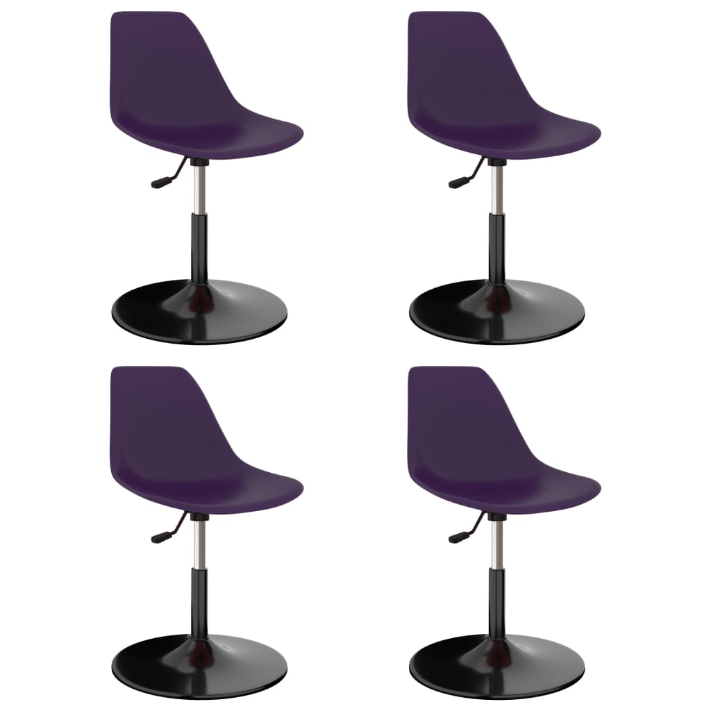 vidaXL Dining Chairs 2 pcs Swivel PP Blue