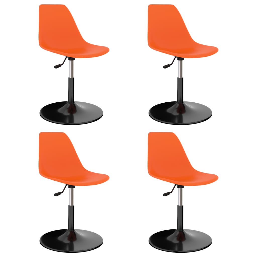 vidaXL Dining Chairs 2 pcs Swivel PP Blue