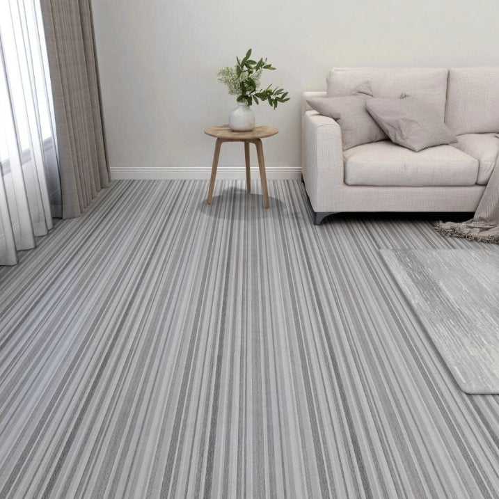 vidaXL Self-adhesive Floor Planks 5.11 m² PVC Monochrome Pattern