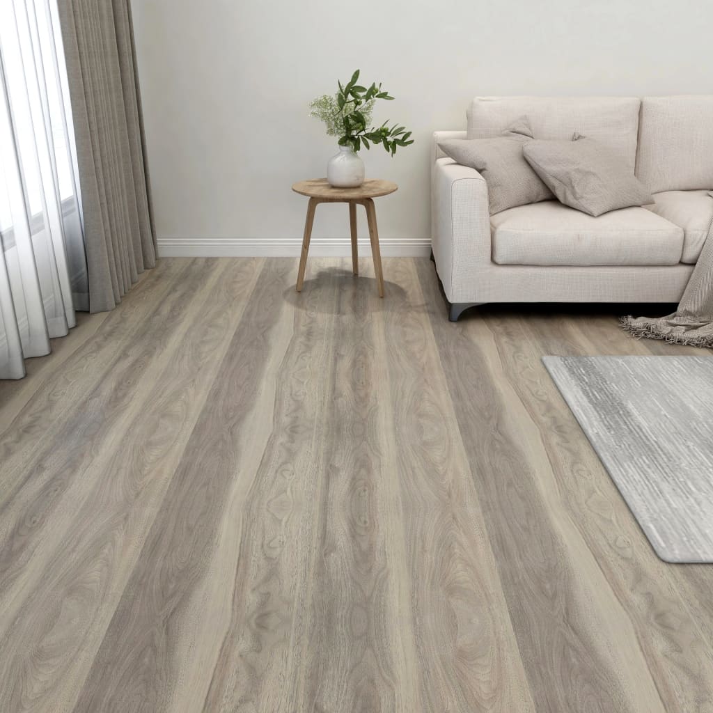 vidaXL Self-adhesive Floor Planks 5.11 m² PVC Monochrome Pattern