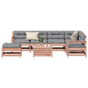 vidaXL 8-Piece Lounge Set with Cushions Solid Douglas Wood
