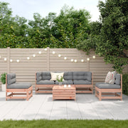 vidaXL 6-Piece Lounge Set with Cushions Solid Douglas Wood