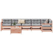 vidaXL 7-piece lounge set solid Douglas fir wood