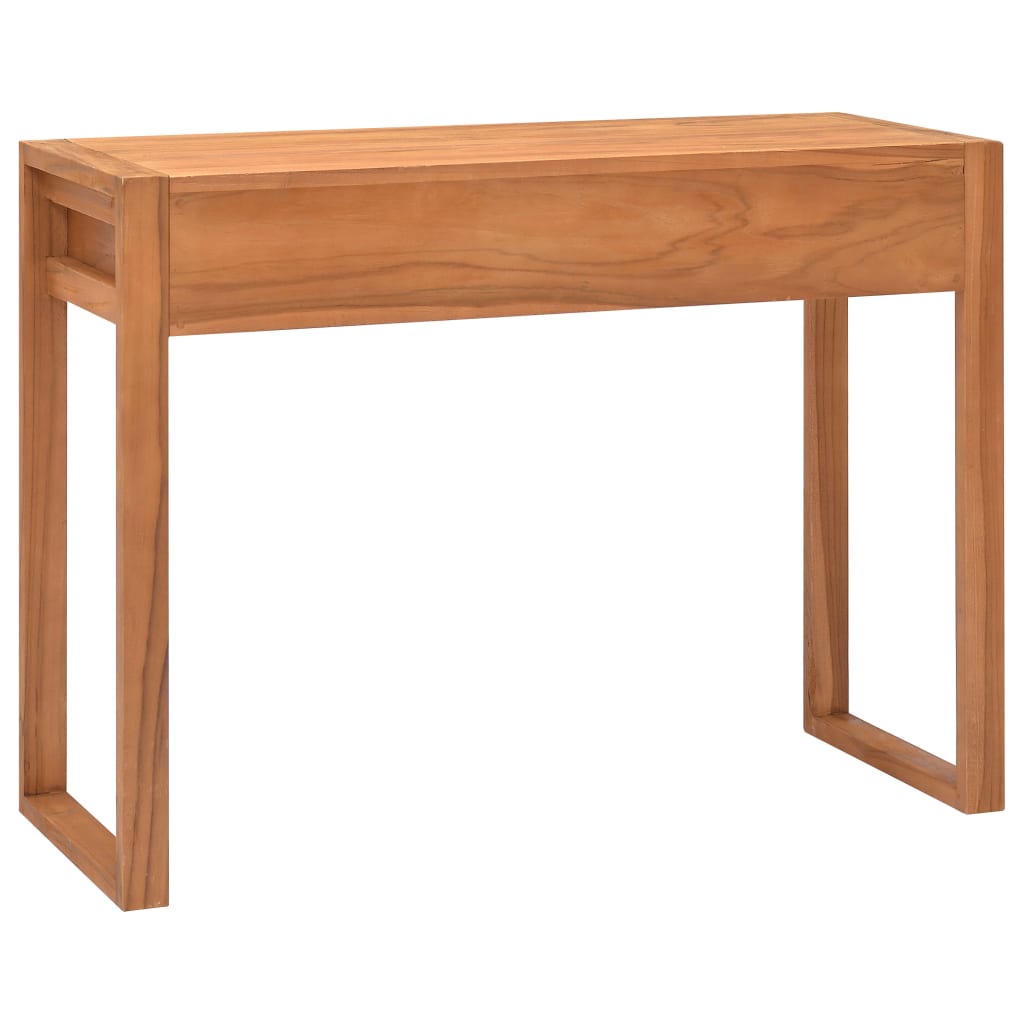 vidaXL Bureau met 2 lades 100x40x75 cm teakhout