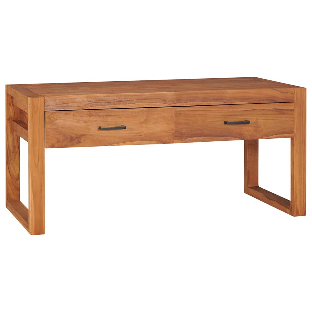 vidaXL Tv-meubel 140x40x45 cm teakhout - Aashly