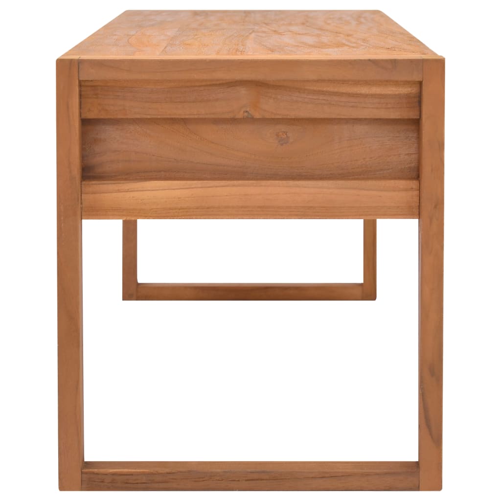vidaXL Tv-meubel 140x40x45 cm teakhout - Aashly
