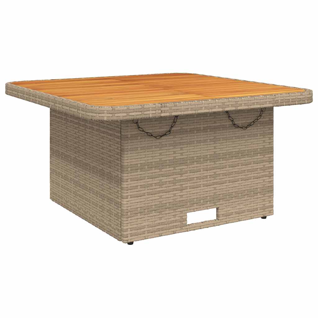vidaXL 3-delige Loungeset met kussens poly rattan zwart