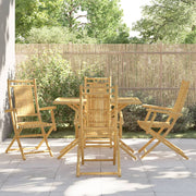 vidaXL 5-piece bamboo garden set