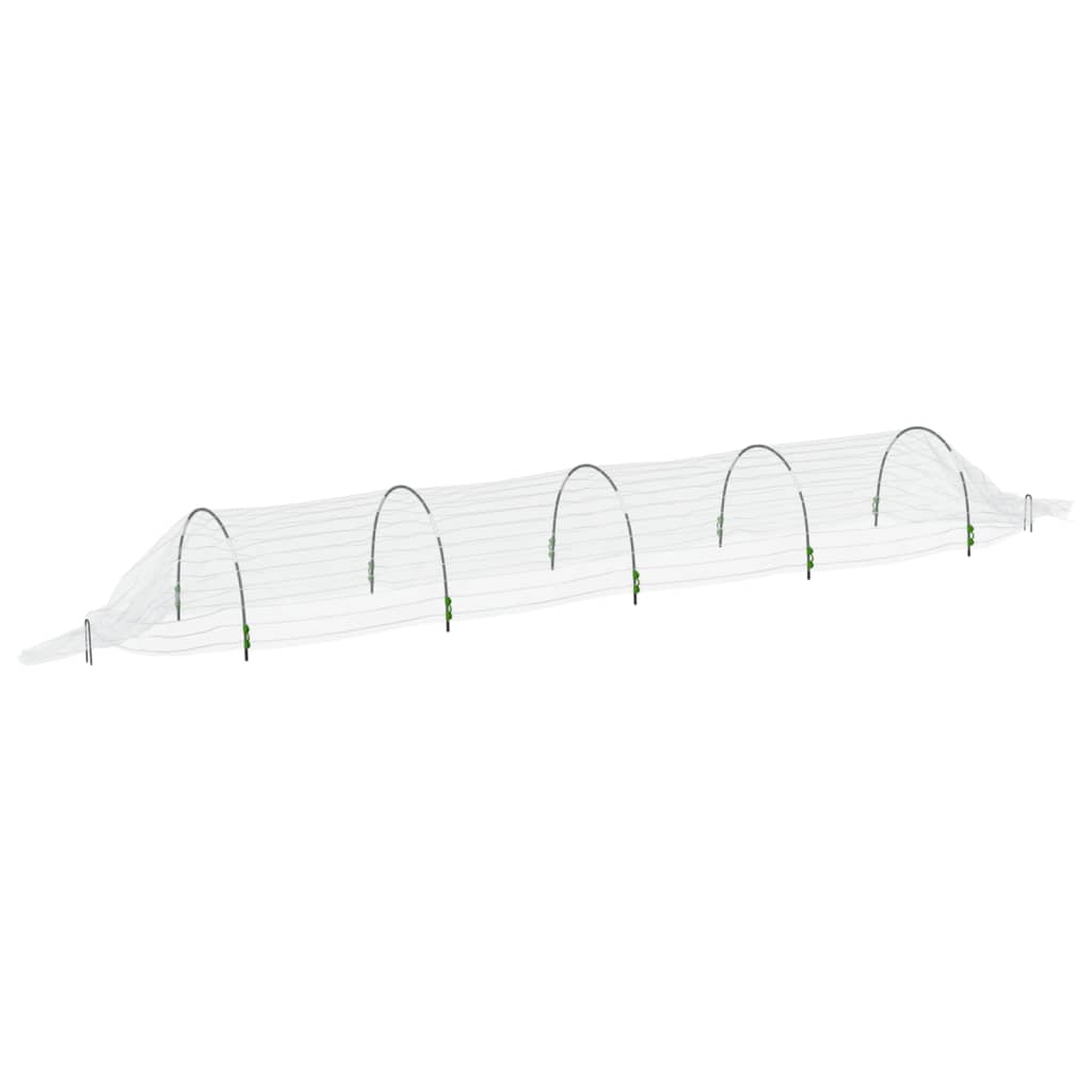 vidaXL Grow Tunnel 1.5x5 m Fiberglass and Polypropylene