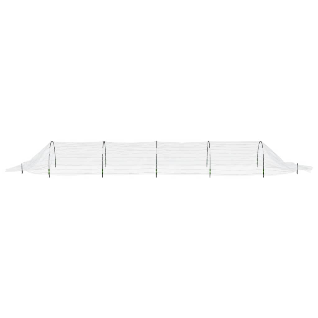 vidaXL Grow Tunnel 1.5x5 m Fiberglass and Polypropylene