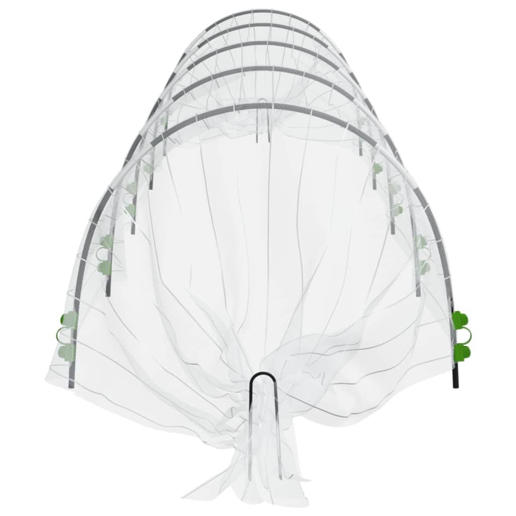 vidaXL Grow Tunnel 1.5x5 m Fiberglass and Polypropylene