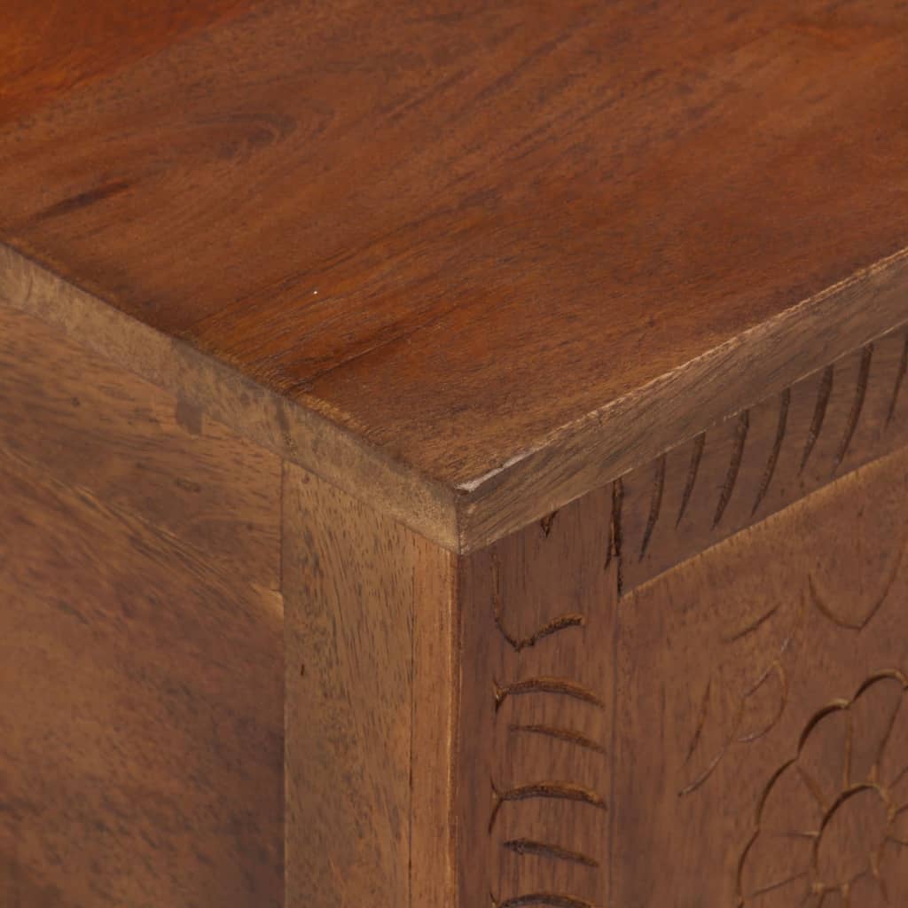 vidaXL Opbergkist 110x30x40 cm massief mangohout