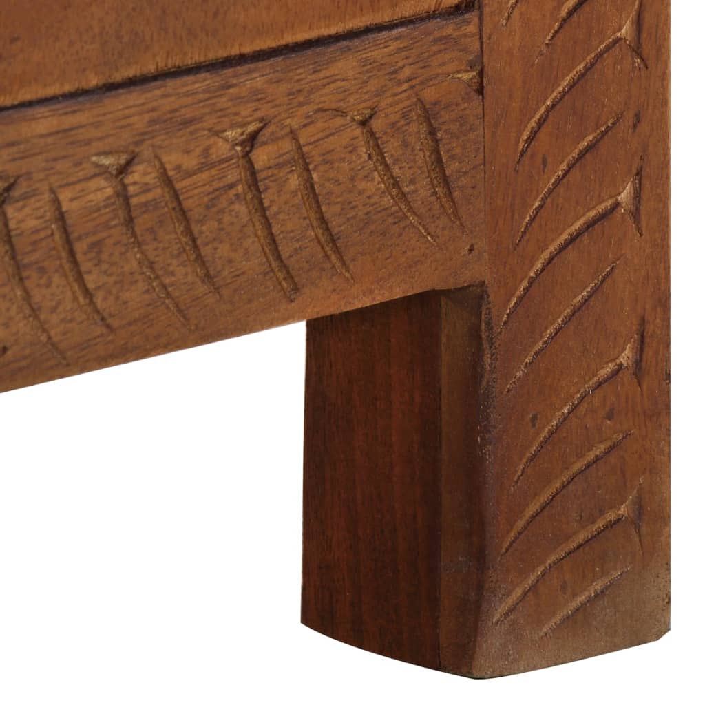 vidaXL Opbergkist 110x30x40 cm massief mangohout