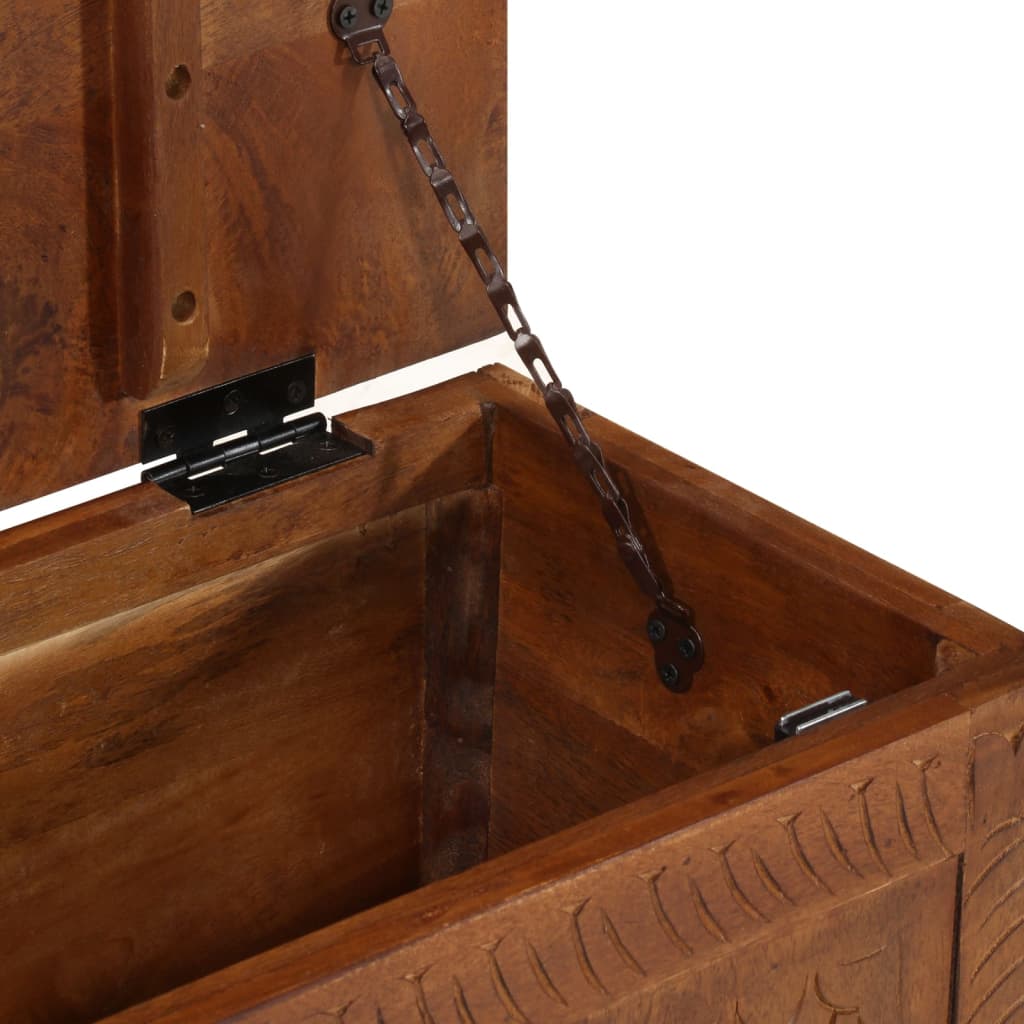 vidaXL Opbergkist 110x30x40 cm massief mangohout