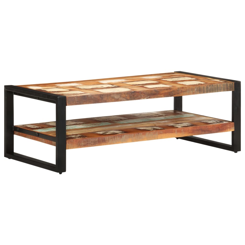vidaXL Salontafel 120x55x40 cm massief mangohout