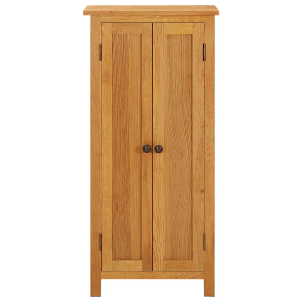 vidaXL Opbergkast 50x22x110 cm massief eikenhout