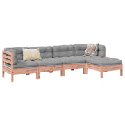 vidaXL 5-Piece Lounge Set with Cushions Solid Douglas Fir Wood