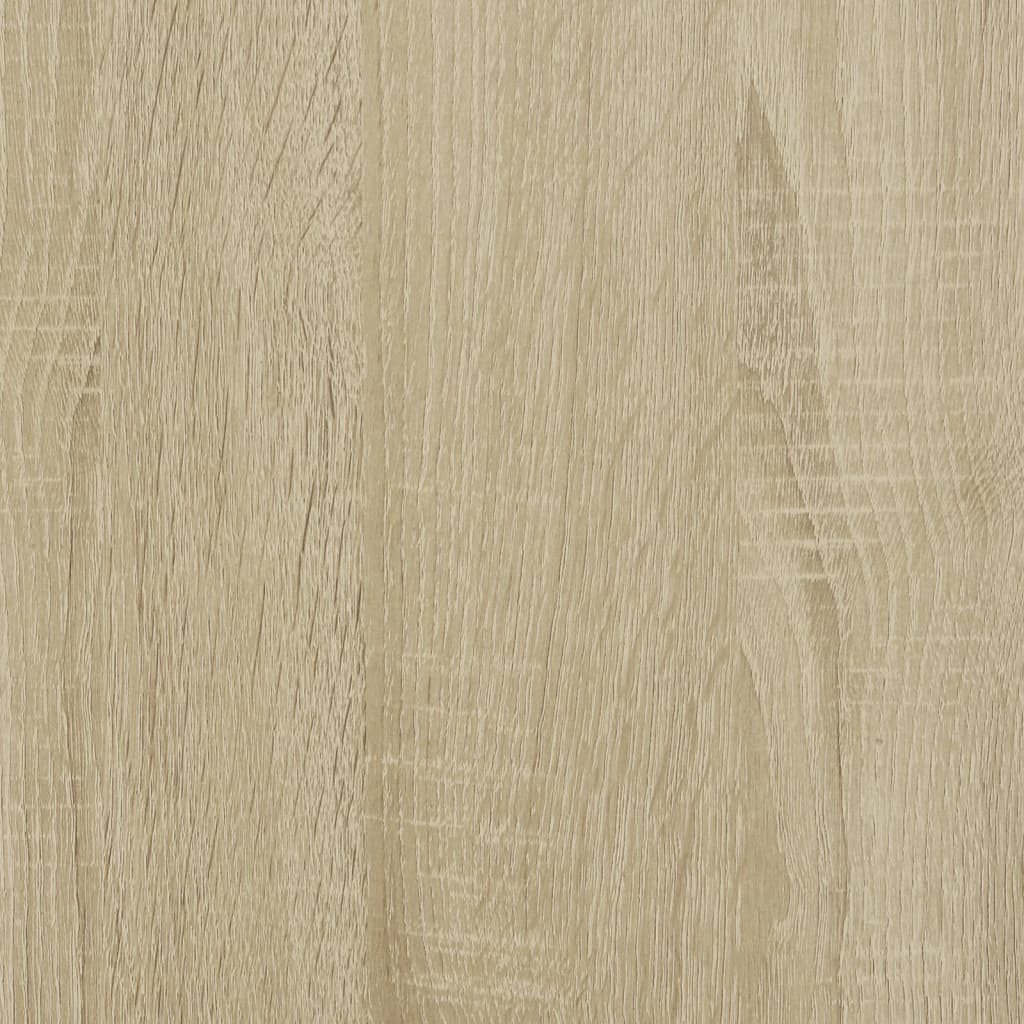 vidaXL Dressoir 92x35x76 cm bewerkt hout bruin eikenkleurig - Aashly