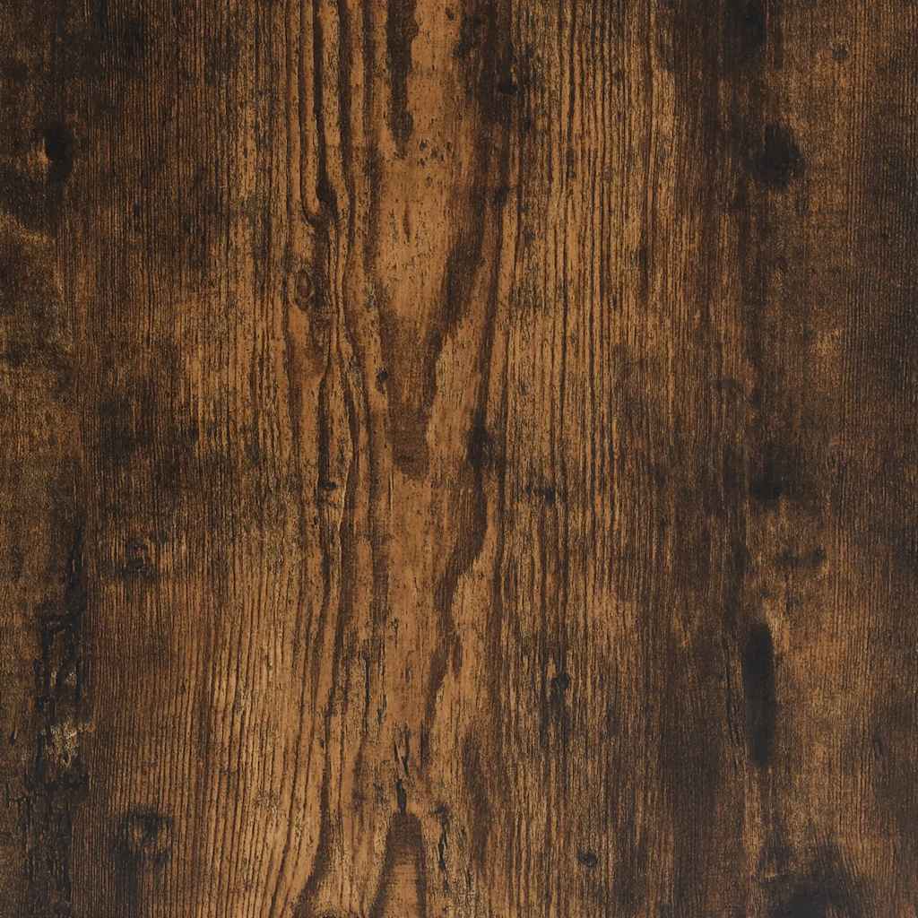 vidaXL 4-delige Badkamermeubelset bewerkt hout bruin eikenkleur - Aashly