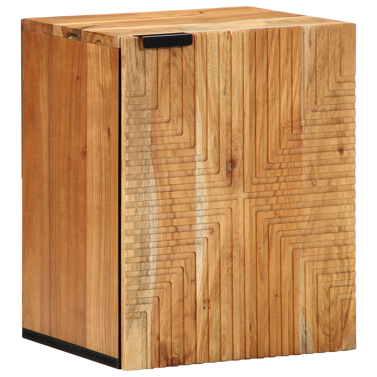 vidaXL Five-Piece Bathroom Furniture Set Brown Solid Wood Acacia