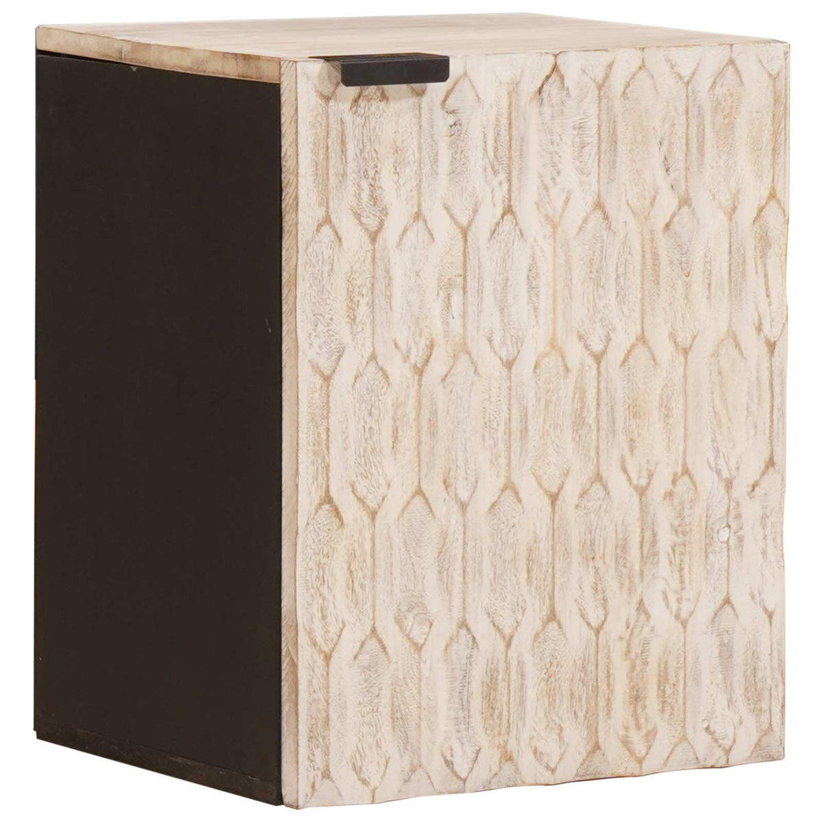 vidaXL Badkamer Sets met lade Witte Was Afwerking Massief Mango Hout